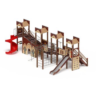 Детский игровой комплекс «Замок» ДИК 2.18.10 H=1500 H=2000