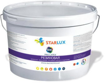 Краска «Резиновая» Starlux Pro-latex