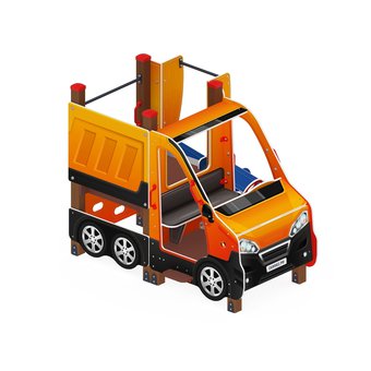 Детский игровой комплекс «Машинка с горкой 1» ДИК 1.03.1.01-01 Н 750